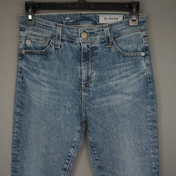 New AG Mari High Rise Slim Straight Leg Jeans in 18 Years Pride size 25 - Picture 5 of 16
